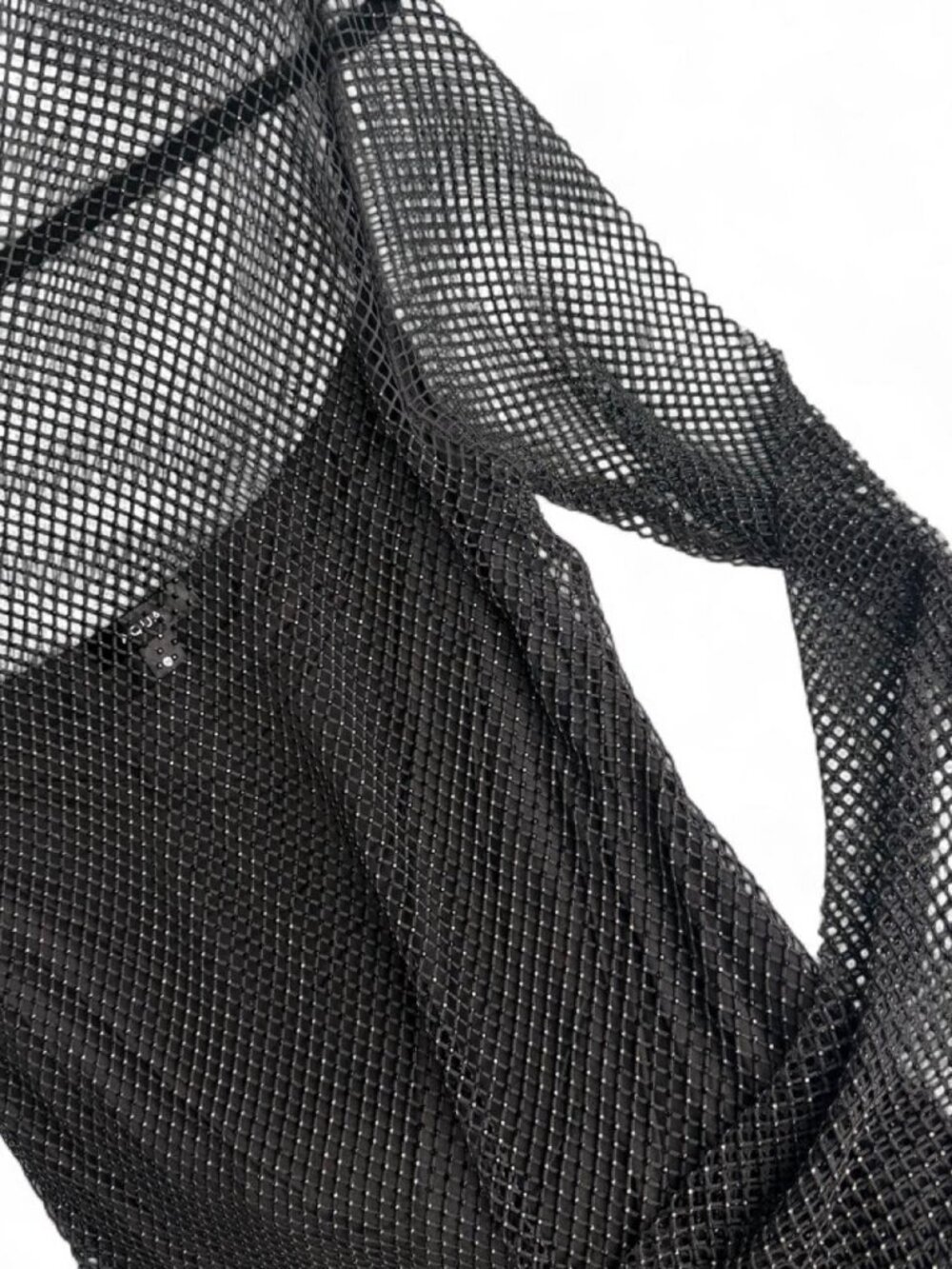 Aqua Black Mesh Long-Sleeve Bodysuit - Picture 6 of 6